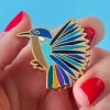 Kyrie Kingfisher Enamel Pin^Erstwilder