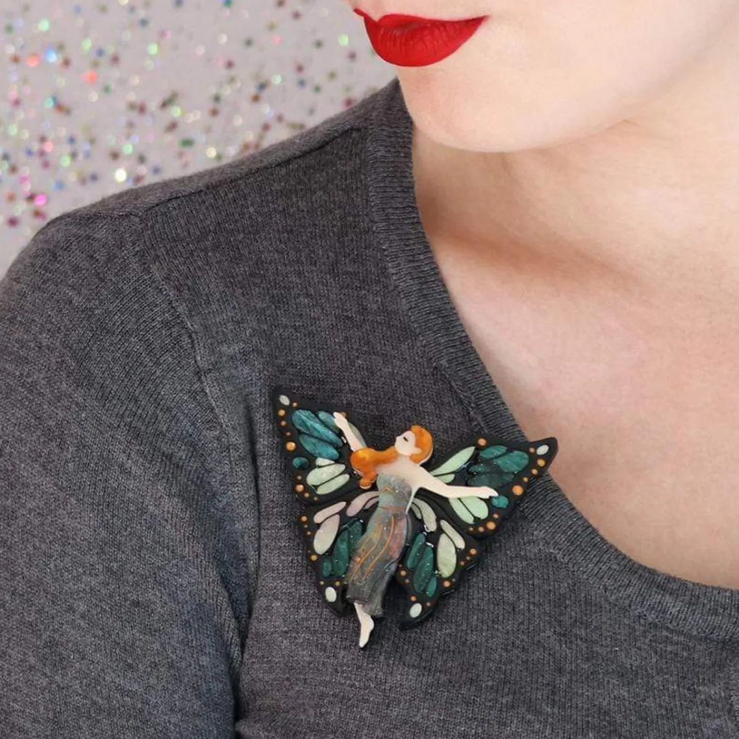 La Fee Verte Brooch^Erstwilder Clearance