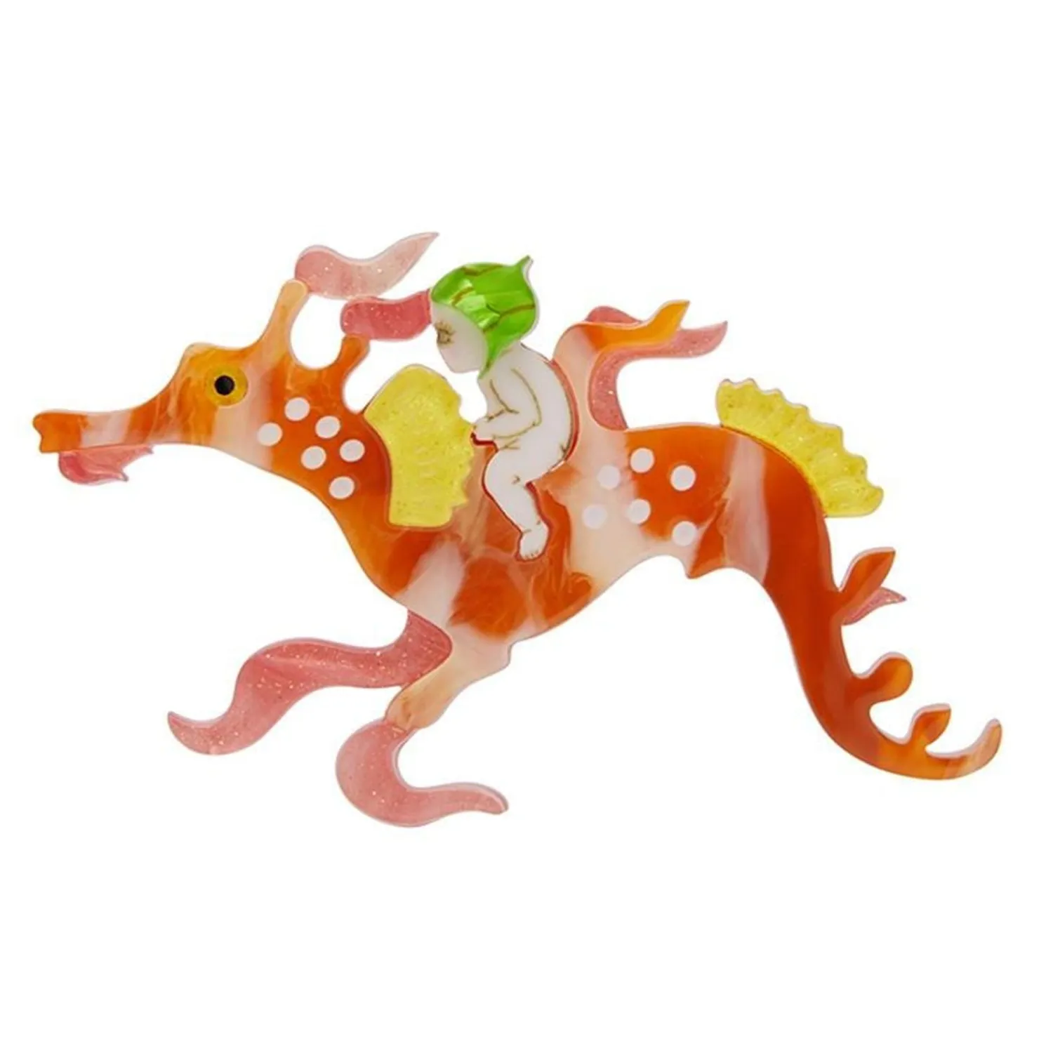Leafy And The Sea Dragon Brooch^Erstwilder Clearance