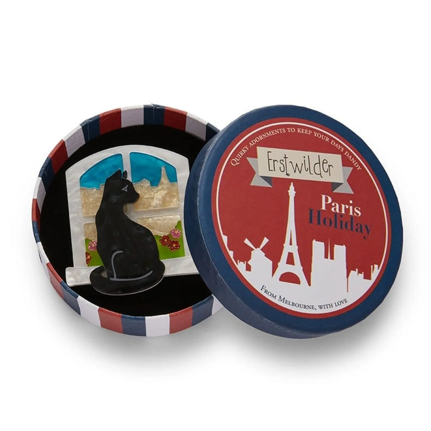 Le Chat Le Reveur Brooch^Erstwilder Online