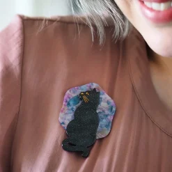 Le Chat Miaule Brooch^Erstwilder