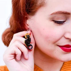 Le Chat Noir Earrings^Erstwilder Hot