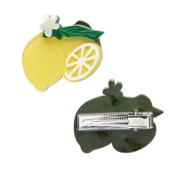 Lemon Drop Hair Clips Set - 2 Piece^Erstwilder Discount