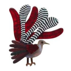 Lilly Lyre Bird Brooch^Erstwilder Clearance