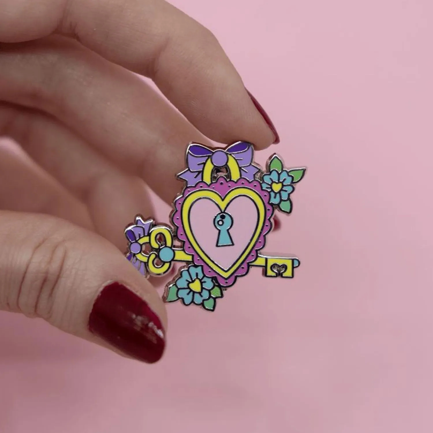 Lock And Key Enamel Pin^Erstwilder Best