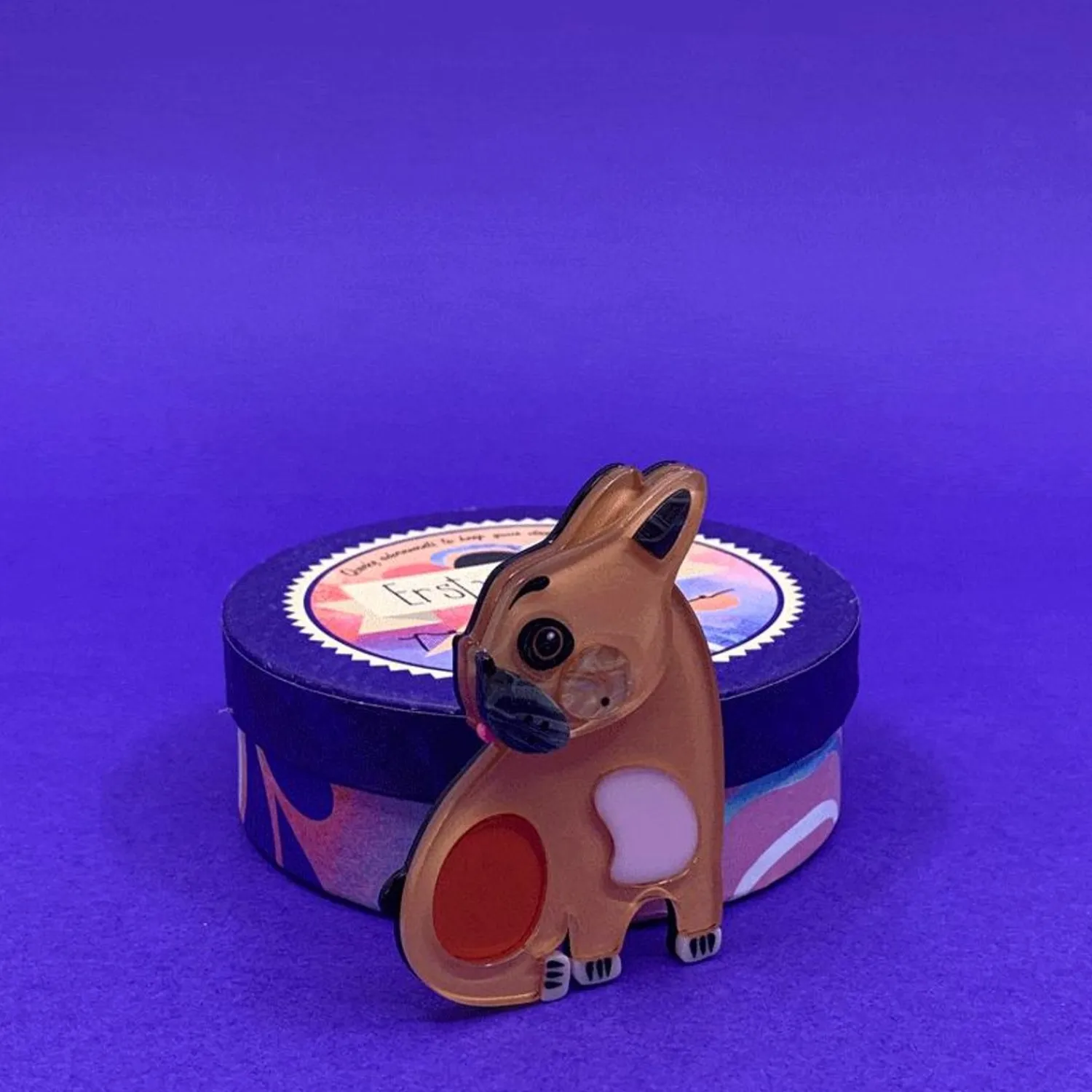 Luce The French Bulldog Brooch^Erstwilder Sale