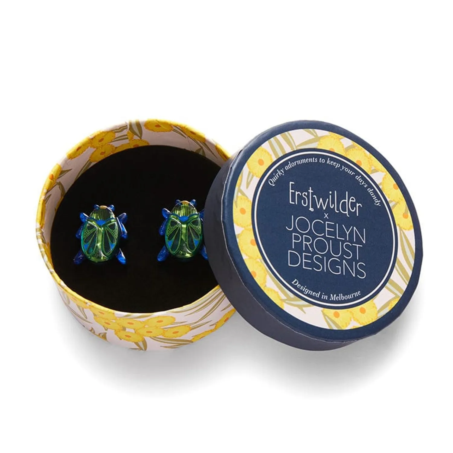 Luck Of The Beetle Earrings^Erstwilder Online