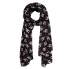 Madame Caniche Large Neck Scarf - Black^Erstwilder Clearance
