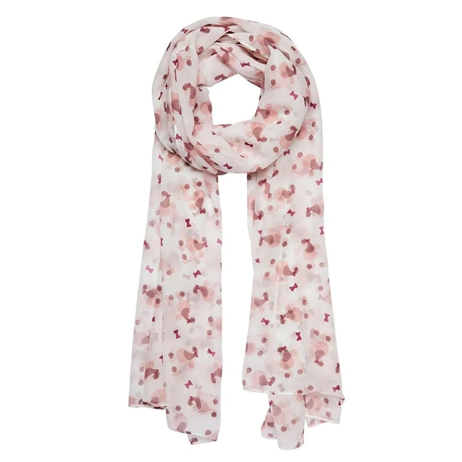 Madame Caniche Large Neck Scarf - White^Erstwilder Discount