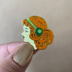 Mademoiselle Bernhardt Enamel Pin^Erstwilder