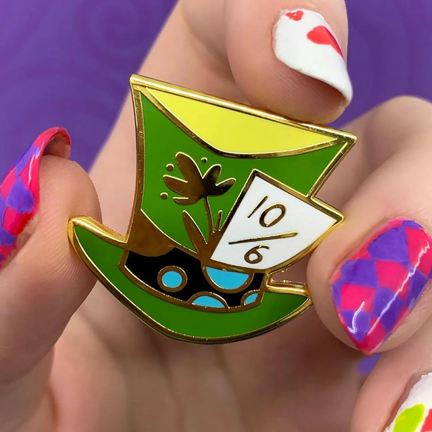 Mad Hatter'S Tea Party Hat Enamel Pin^Erstwilder Discount