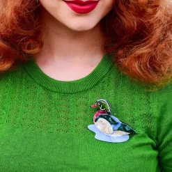 Mallard Ballard Brooch^Erstwilder Outlet