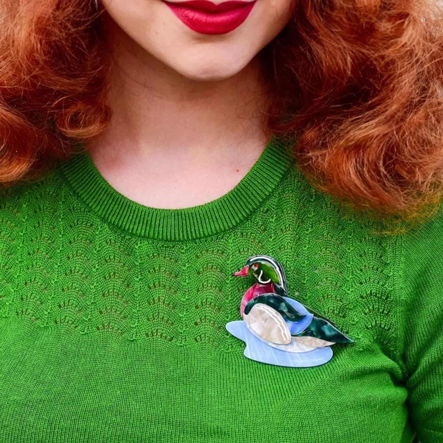 Mallard Ballard Brooch^Erstwilder Outlet