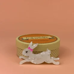Marshmallow Rabbit Brooch^Erstwilder New