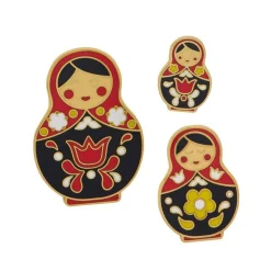 Matryoshka Memories Medium Enamel Pin^Erstwilder Outlet