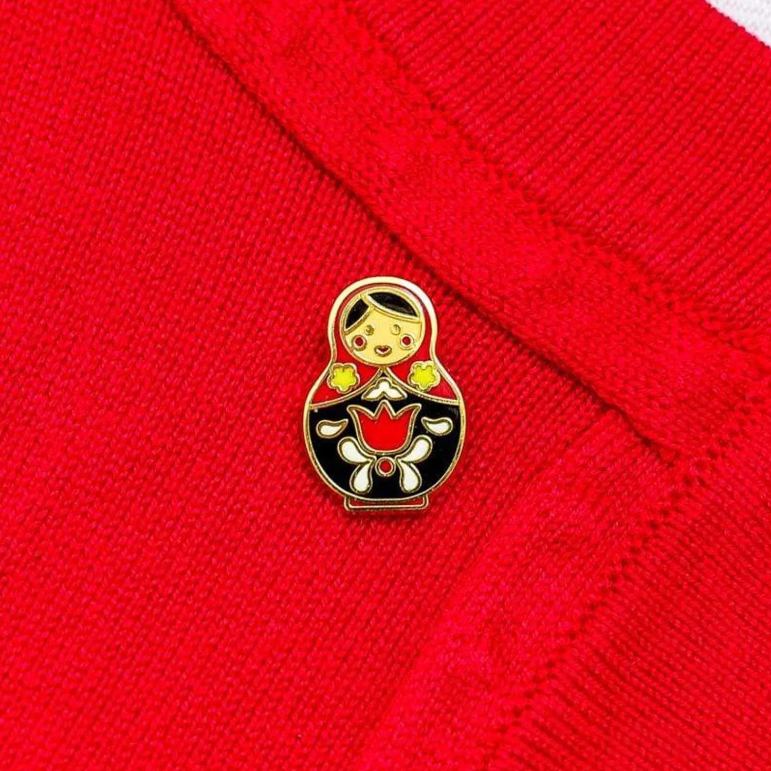 Matryoshka Memories Small Enamel Pin^Erstwilder New