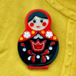 Matryoshka Memories Toy Brooch^Erstwilder New