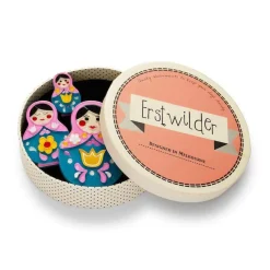Matryoshka Memories Toy Brooch Set^Erstwilder Outlet
