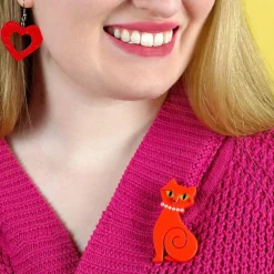 Meow At Midnight Brooch^Erstwilder Sale