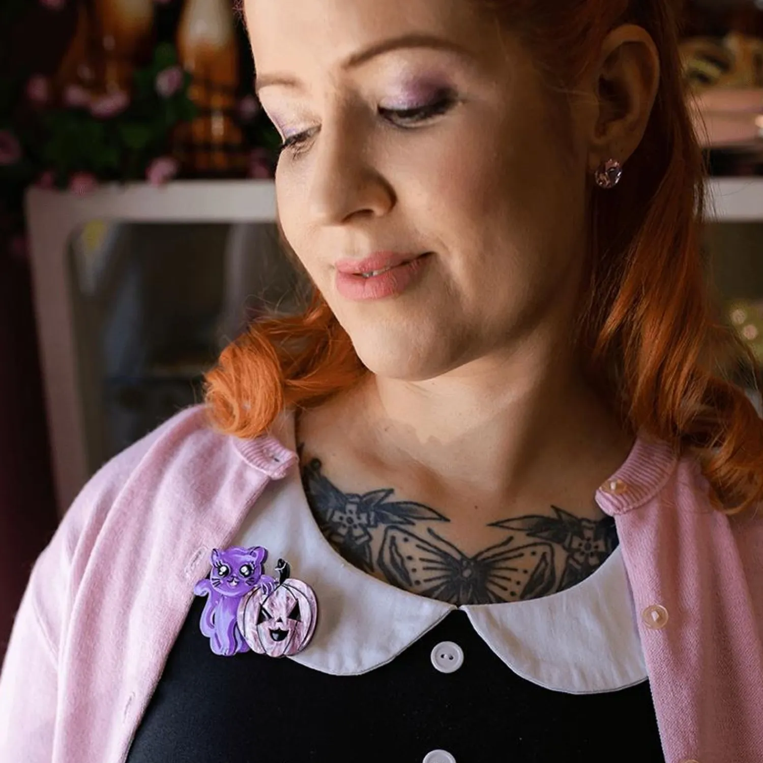 Meow You See Me Brooch^Erstwilder