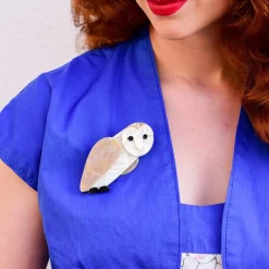 Miah Masked Owl Brooch^Erstwilder Outlet