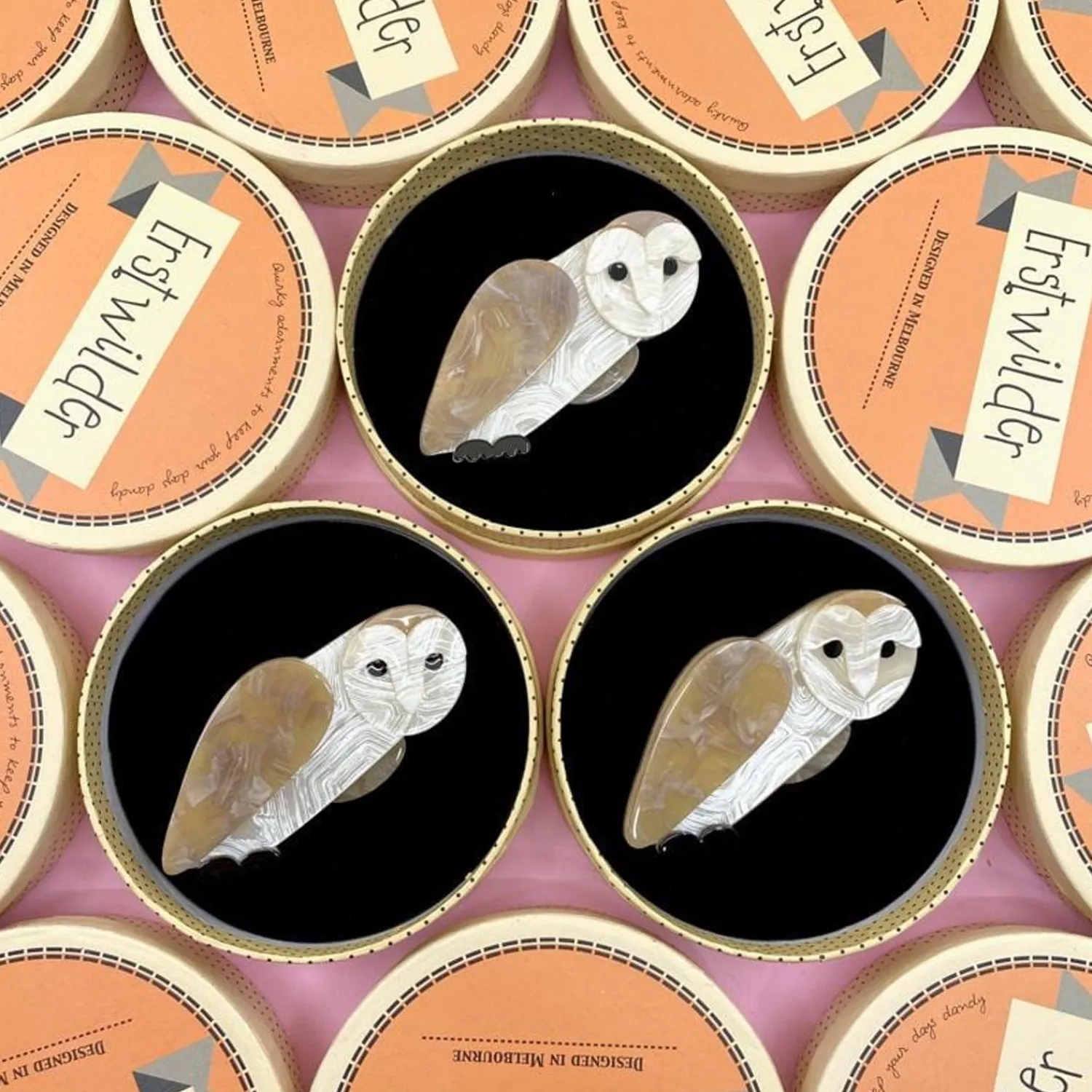 Miah Masked Owl Brooch^Erstwilder Outlet