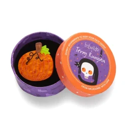 Midnight Magic Pumpkin Mini Brooch^Erstwilder Online