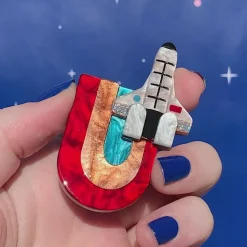 Mission To The Moon Brooch^Erstwilder Sale