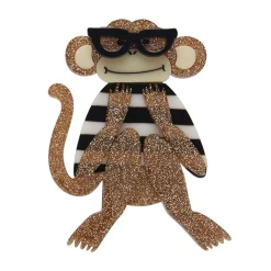 Moe The Monkey Lover Brooch^Erstwilder