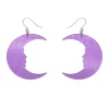 Moon Mirror Drop Earrings - Purple^Erstwilder Sale