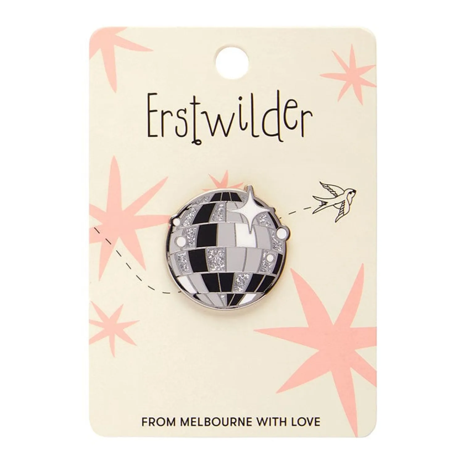 Mosaic Mirror Enamel Pin^Erstwilder Hot