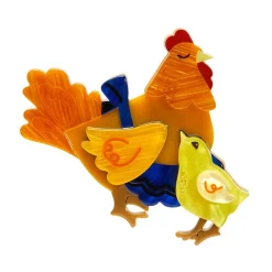 Mother Hen Knows Best Brooch^Erstwilder New
