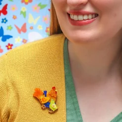 Mother Hen Knows Best Brooch^Erstwilder New