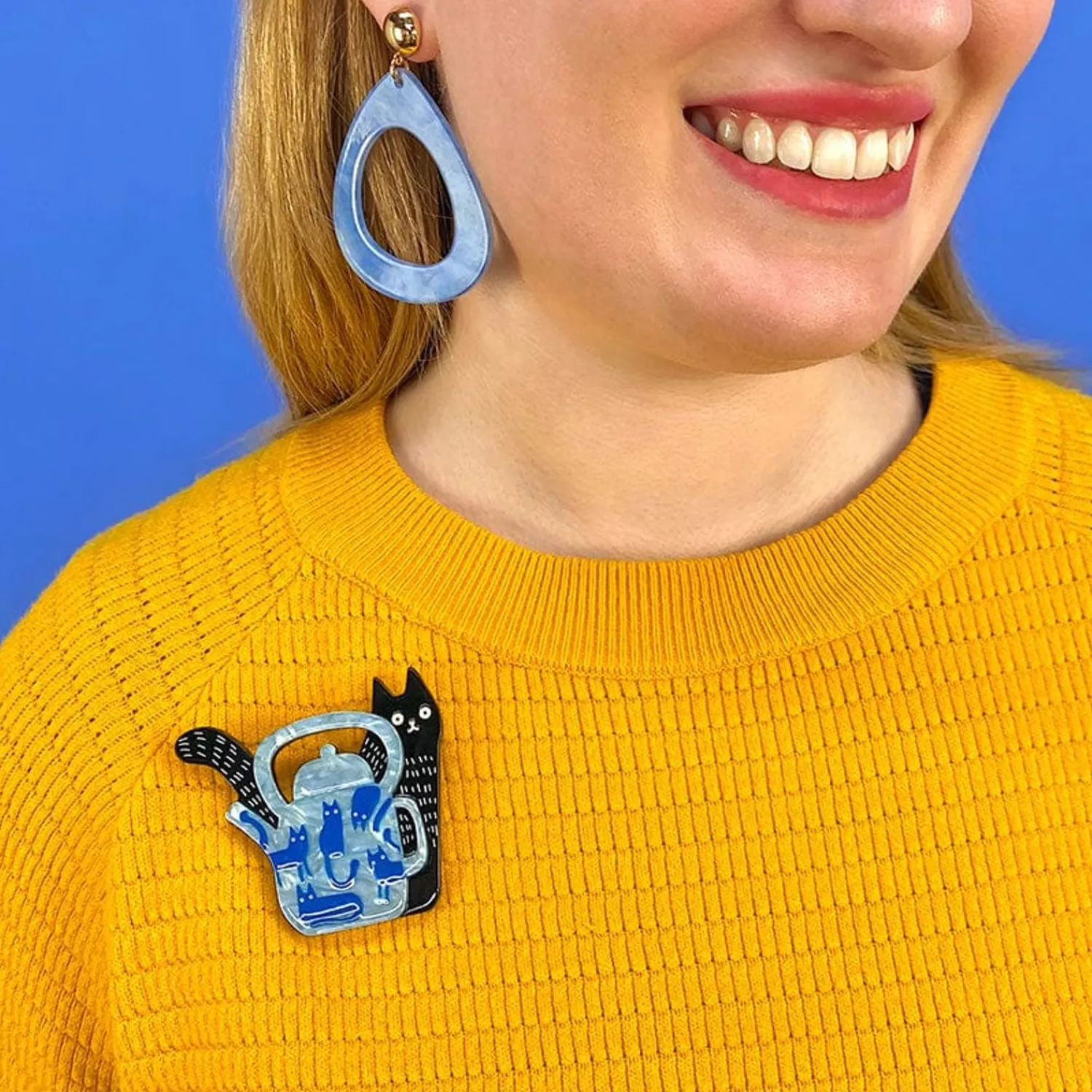 Mouse Tea Brooch^Erstwilder Outlet