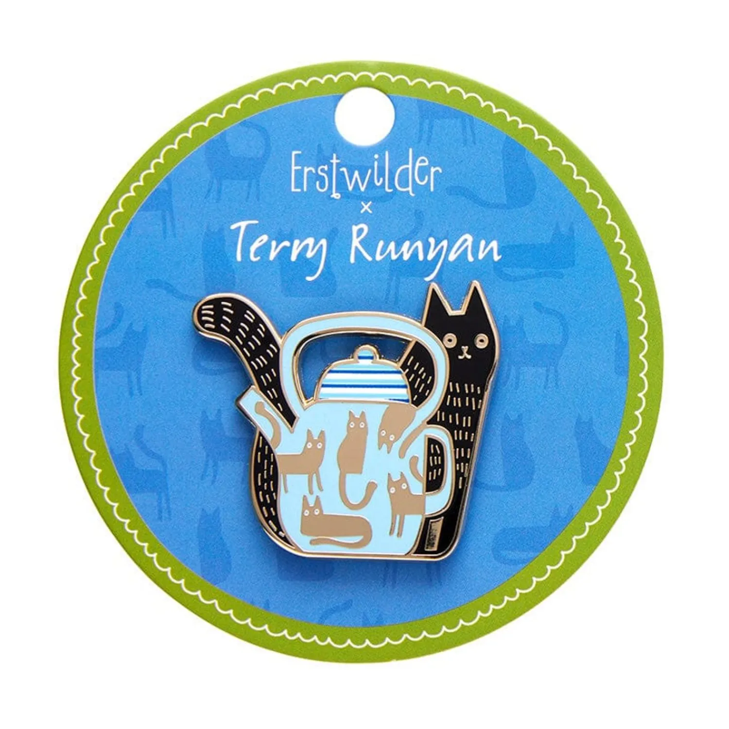 Mouse Tea Enamel Pin^Erstwilder Hot