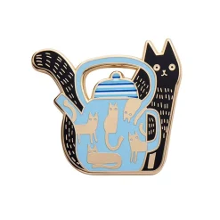Mouse Tea Enamel Pin^Erstwilder Hot