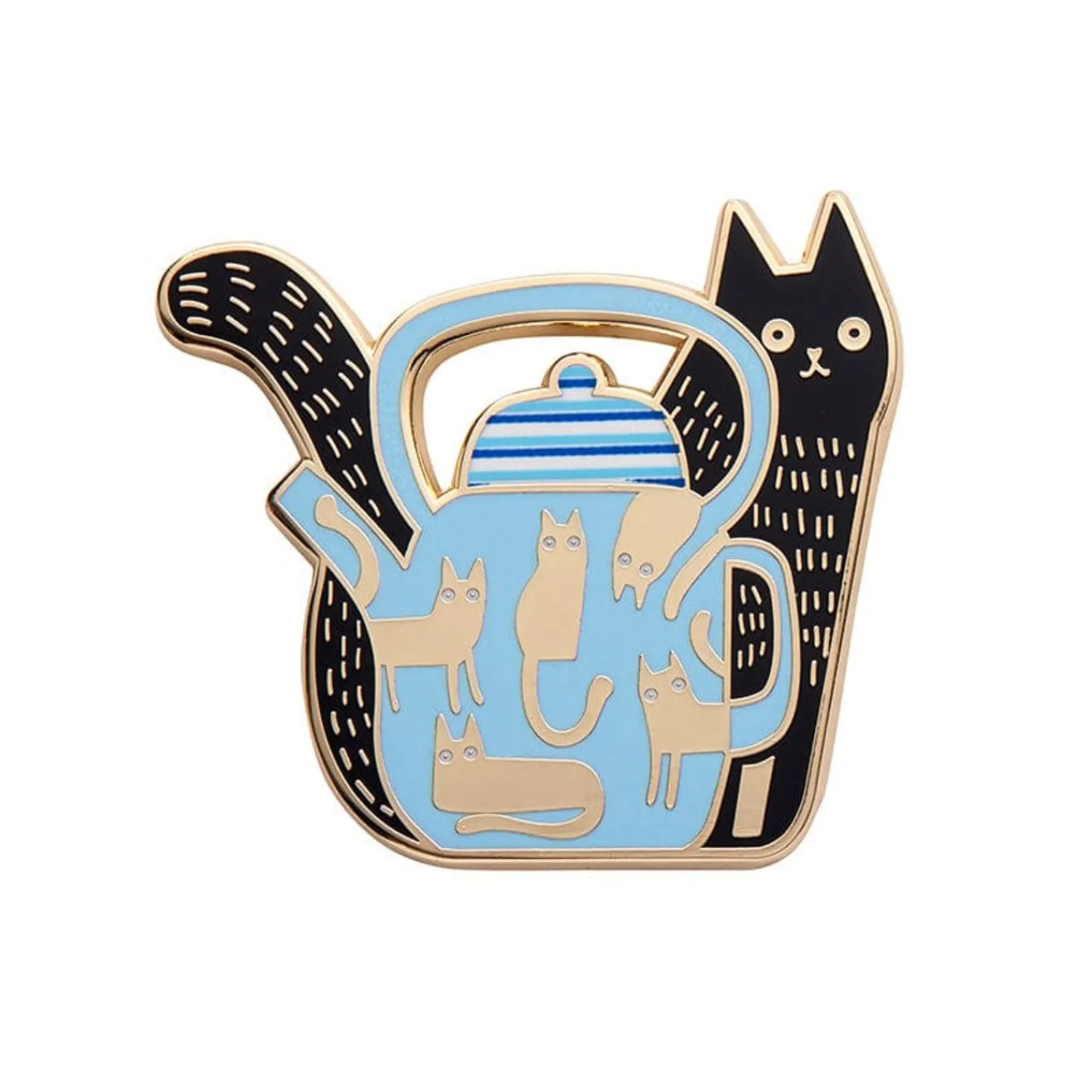 Mouse Tea Enamel Pin^Erstwilder Hot