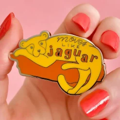 Moves Like Jaguar Enamel Pin^Erstwilder Best