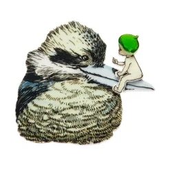 Mrs. Kookaburra Brooch^Erstwilder