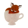 Mug Full Of Hugs Brooch^Erstwilder Clearance