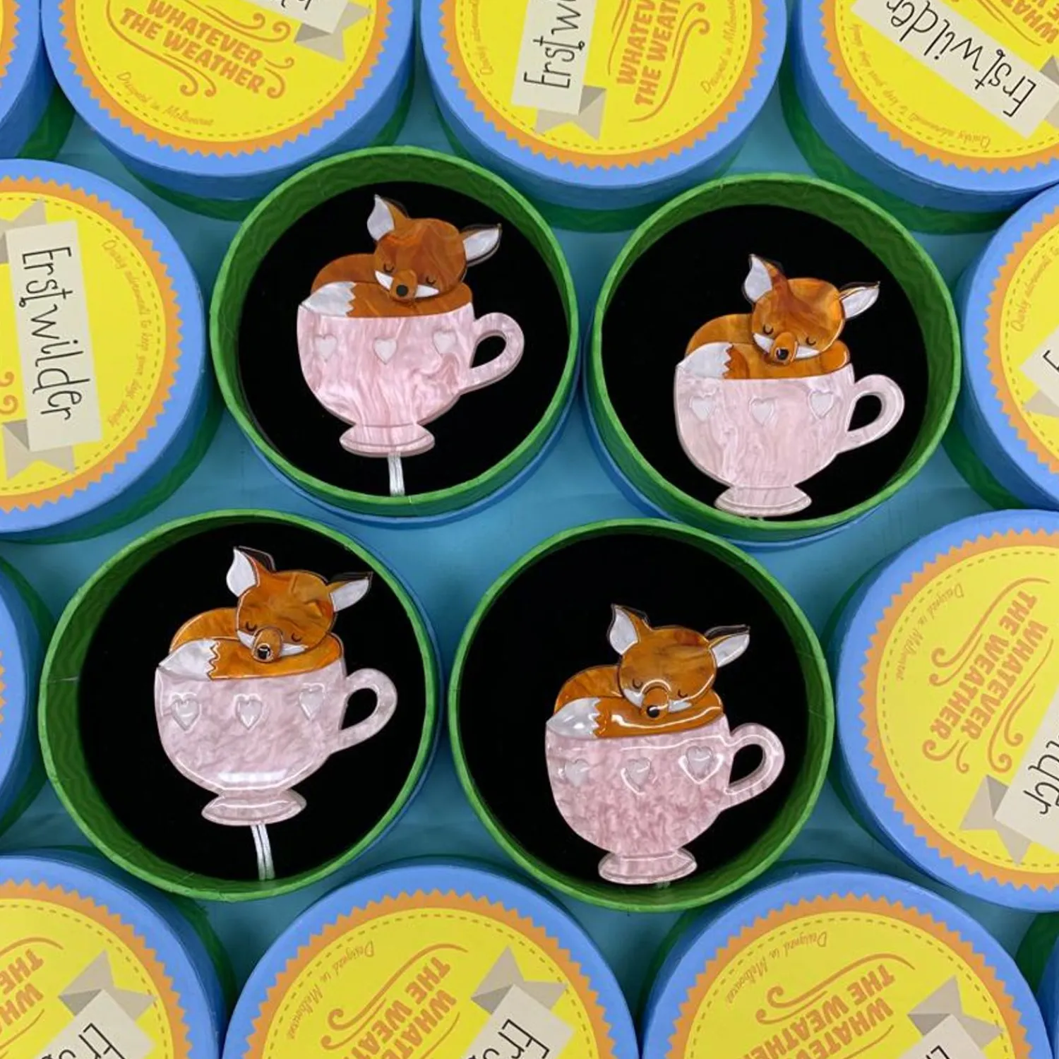 Mug Full Of Hugs Brooch^Erstwilder Clearance