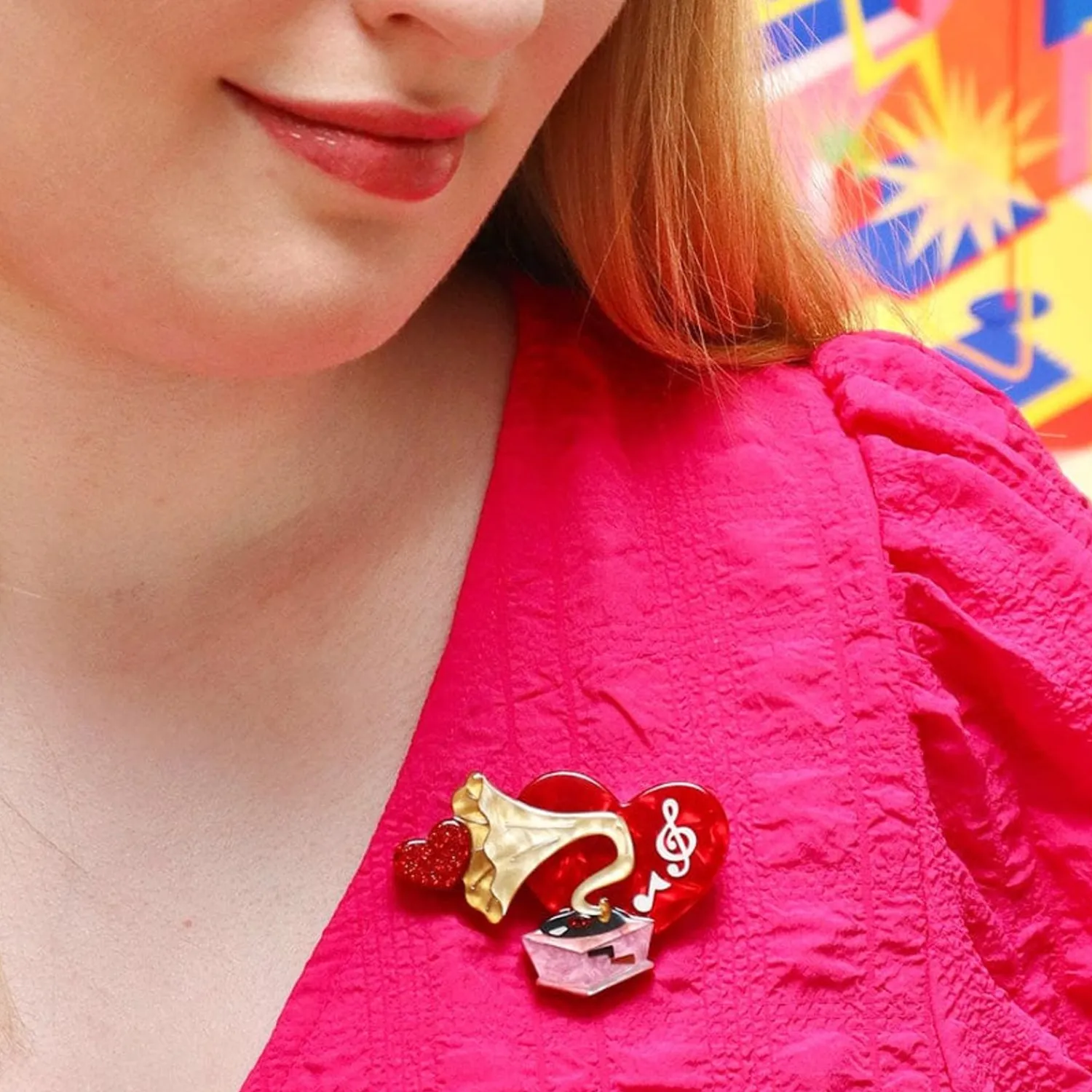 Music To My Ears Brooch^Erstwilder Hot