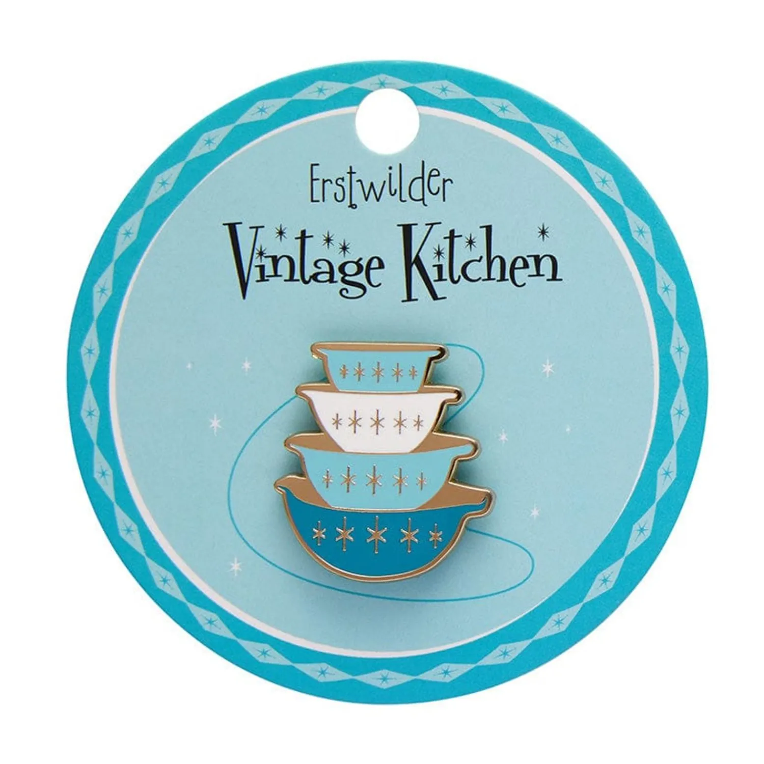 Nanna'S Prized Diamond Bowls Enamel Pin^Erstwilder Hot