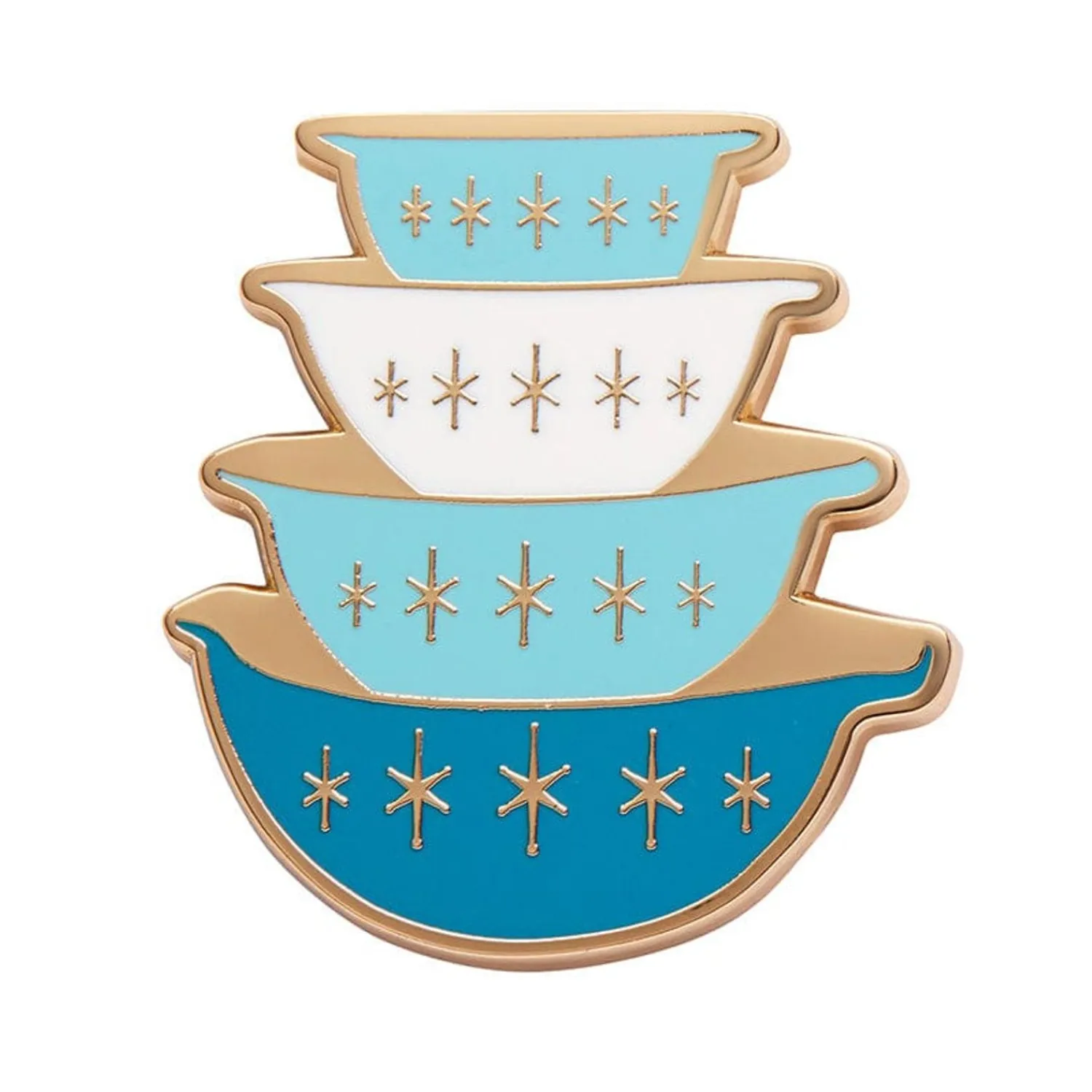 Nanna'S Prized Diamond Bowls Enamel Pin^Erstwilder Hot