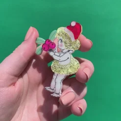 Native Berries Christmas Brooch^Erstwilder Outlet