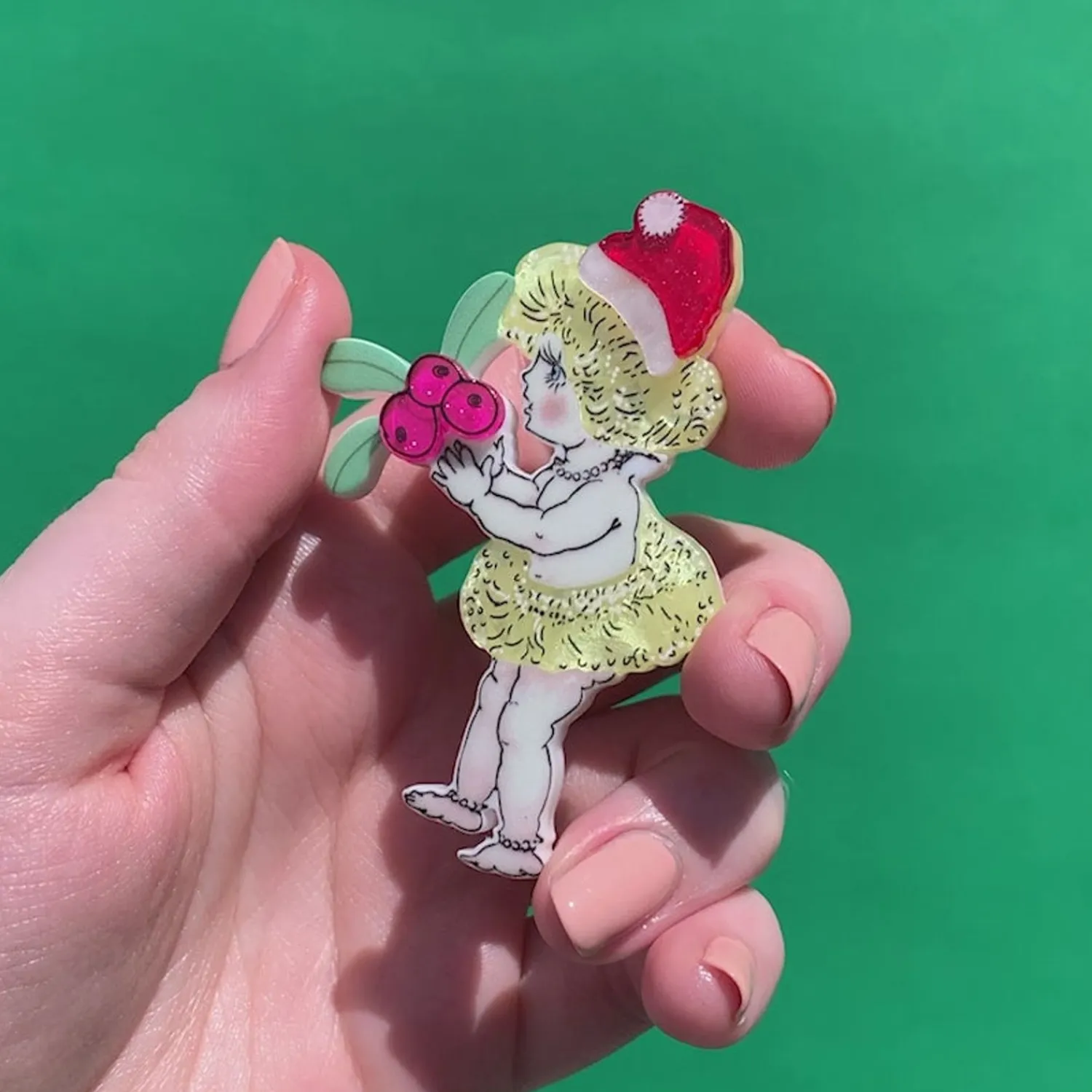 Native Berries Christmas Brooch^Erstwilder Outlet