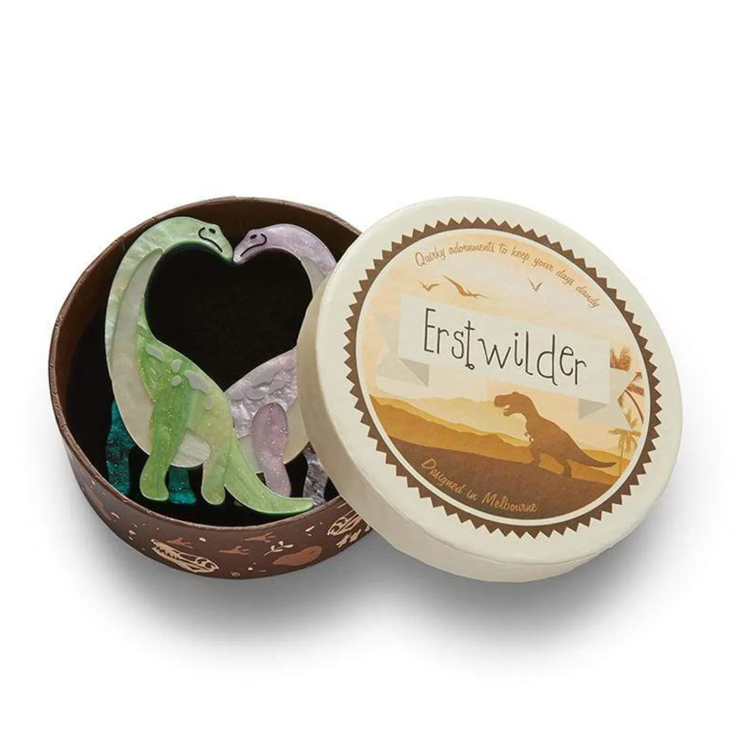 Neck And Neck Brooch^Erstwilder New