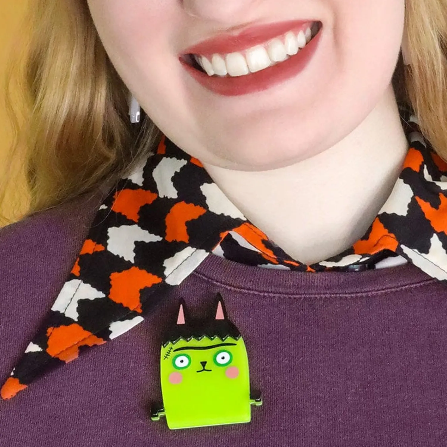 Night Of The Living Cat Brooch^Erstwilder Sale
