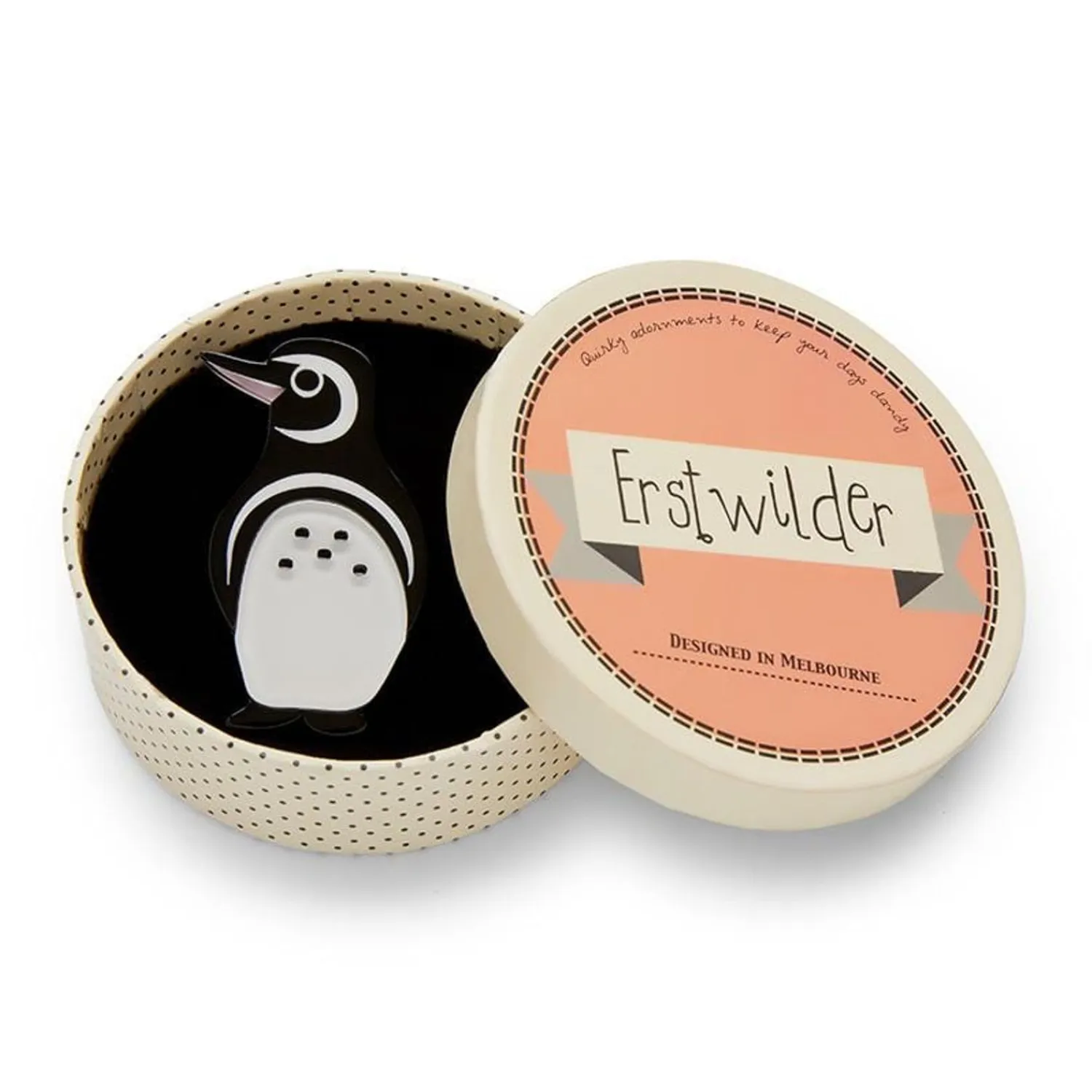 Northside Wanderer Penguin Brooch^Erstwilder Online