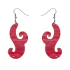 Nouveau Ripple Resin Drop Earrings - Pink^Erstwilder Outlet